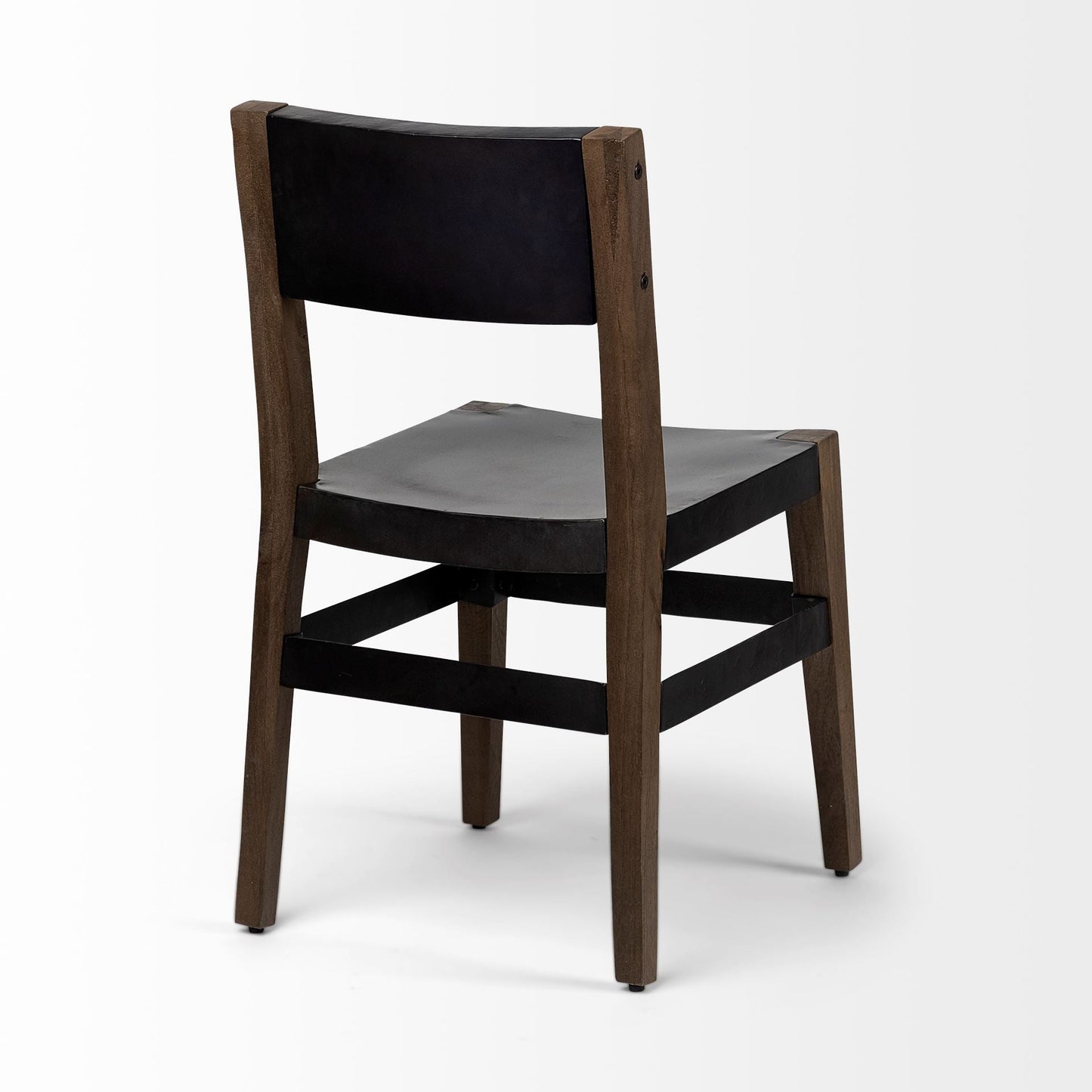 Nell Wooden Black Dining Chair (Set of 2)