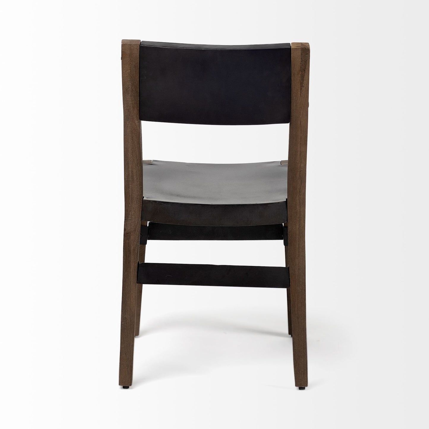 Nell Wooden Black Dining Chair (Set of 2)
