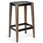 Nell Wooden Brown Leg Bar Stool