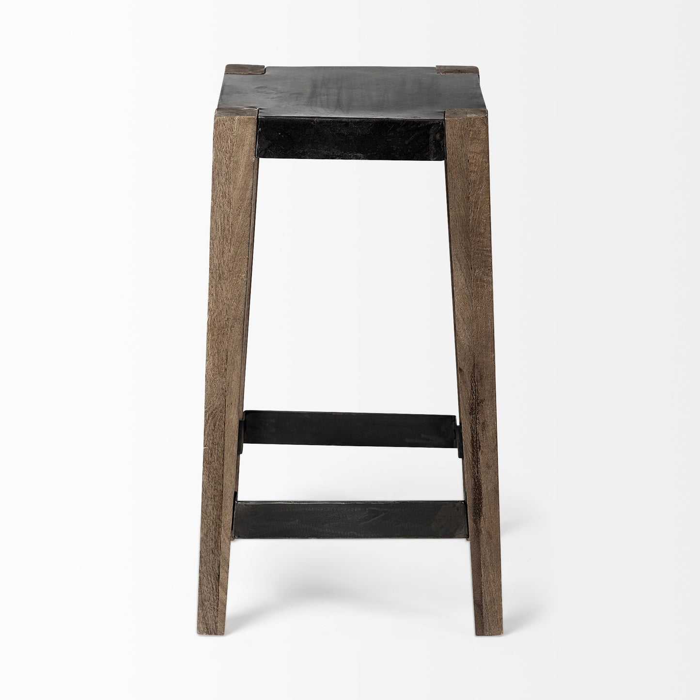 Nell Wooden Brown Leg Bar Stool