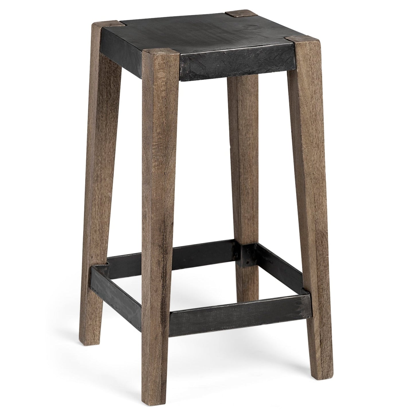 Nell Wooden Brown Leg Bar Stool
