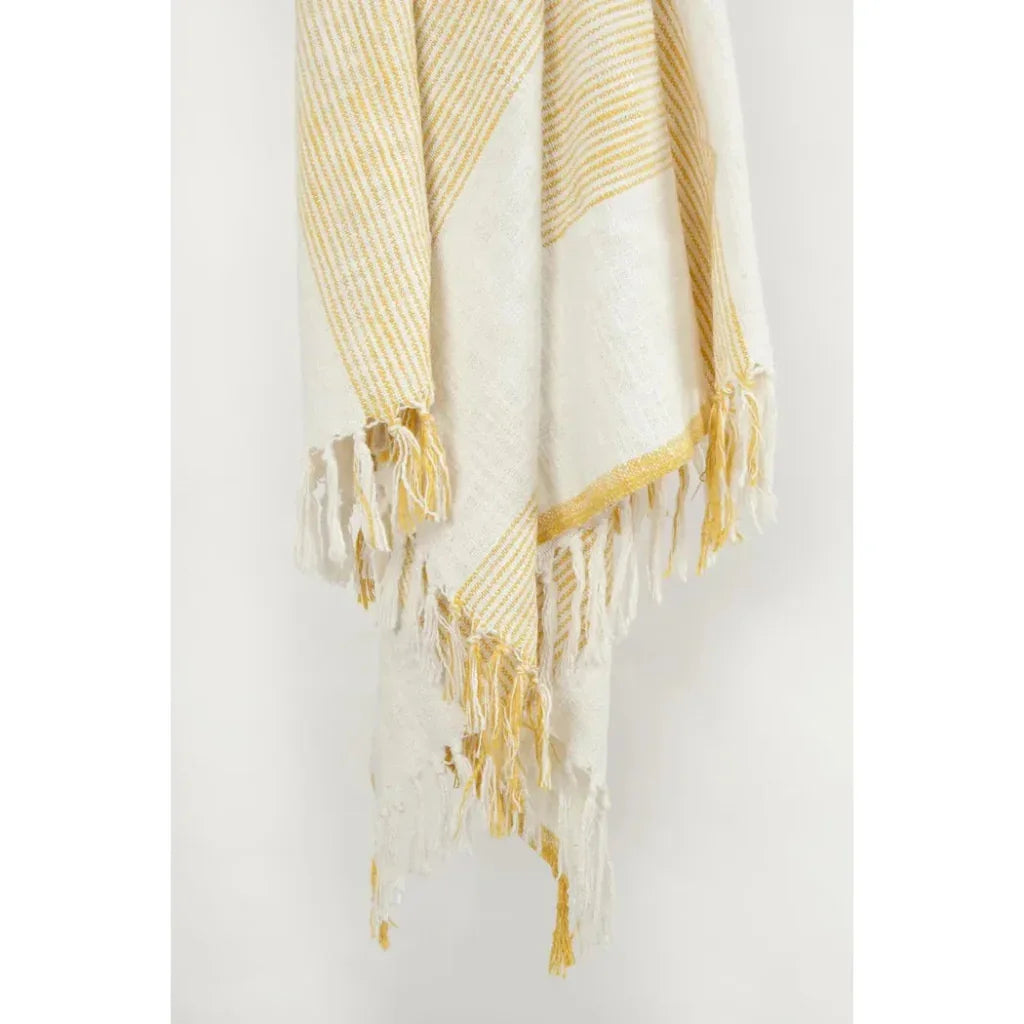 Nelly Boho Cotton Throw Blanket - LOOMLAN - LOOMLAN - Throw Blankets