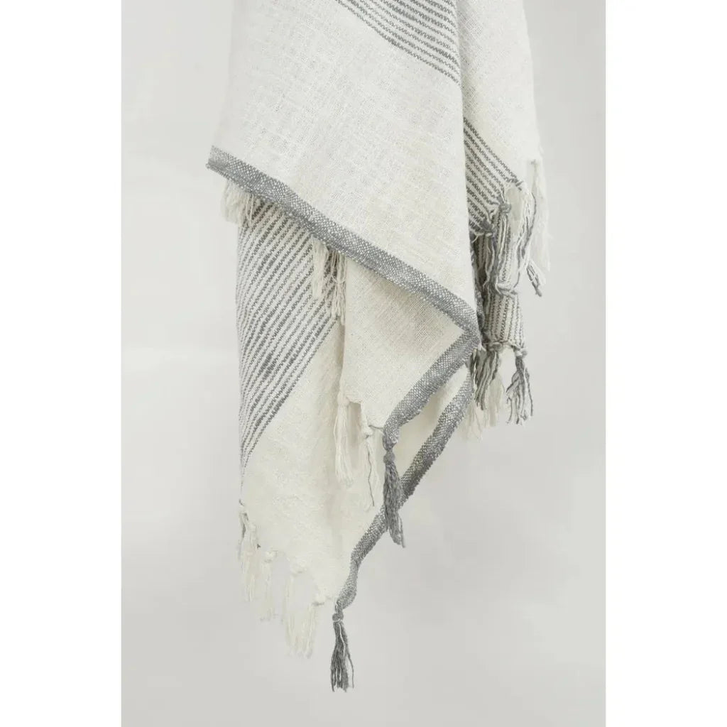 Nelly Boho Cotton Throw Blanket - LOOMLAN - LOOMLAN - Throw Blankets