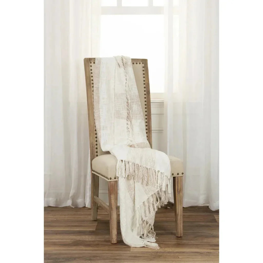 Nelly Boho Cotton Throw Blanket - LOOMLAN - LOOMLAN - Throw Blankets