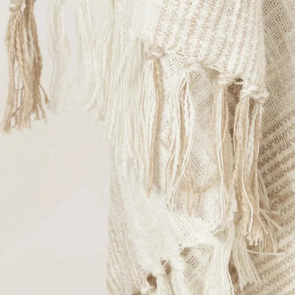 Nelly Boho Cotton Throw Blanket - LOOMLAN - LOOMLAN - Throw Blankets