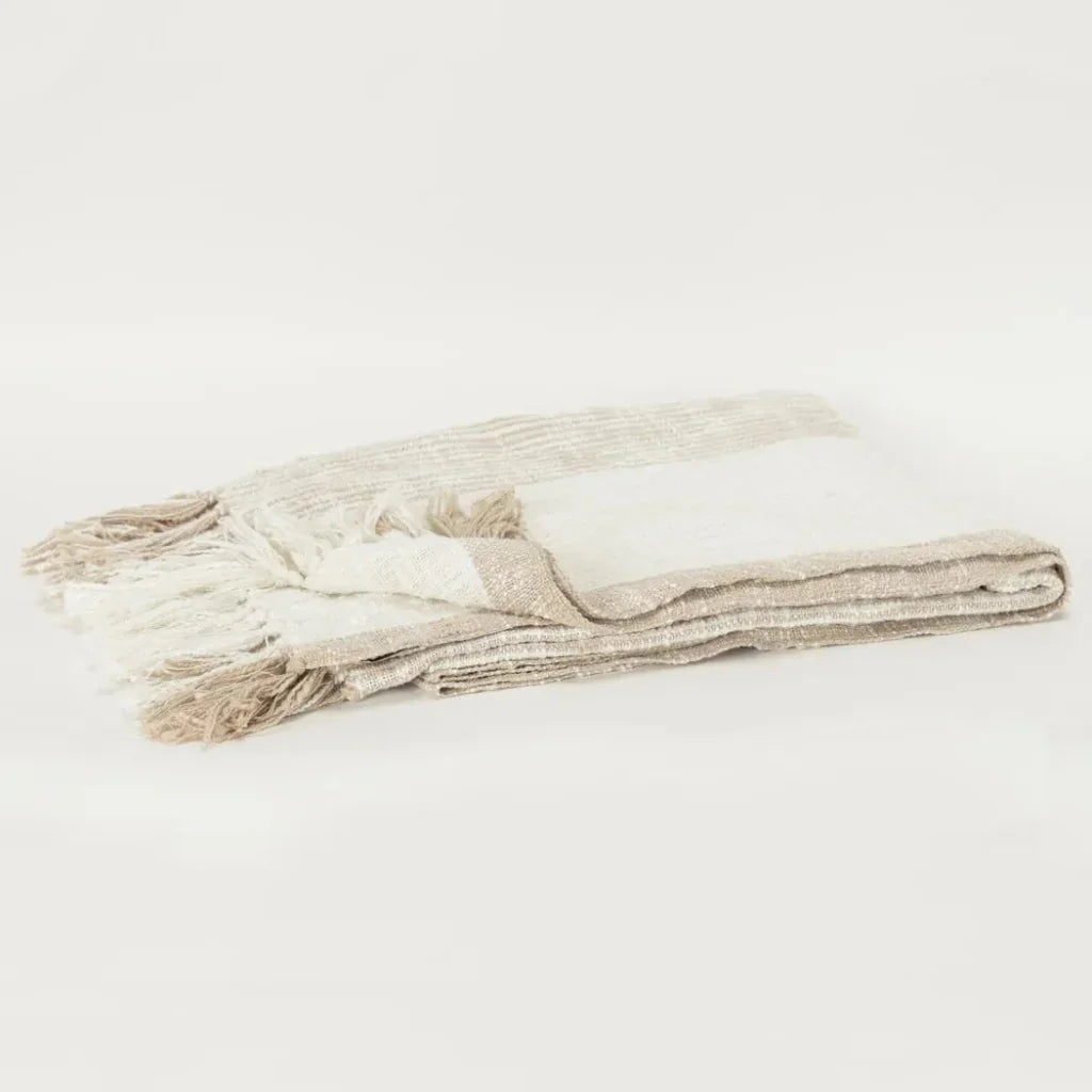 Nelly Boho Cotton Throw Blanket - LOOMLAN - LOOMLAN - Throw Blankets
