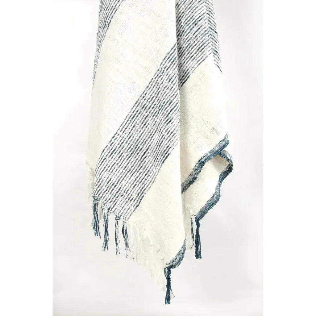 Nelly Boho Cotton Throw Blanket - LOOMLAN - LOOMLAN - Throw Blankets