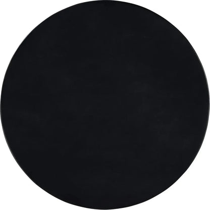 Nels Solid Wood Black Round Coffee Table - LOOMLAN - Moe's Home - Coffee Tables