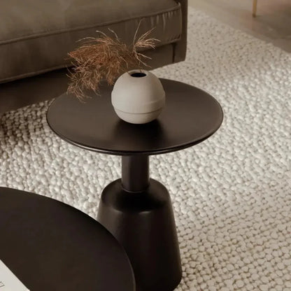 Nels Solid Wood End Table for Living Room - LOOMLAN - Moe's Home - Side Tables