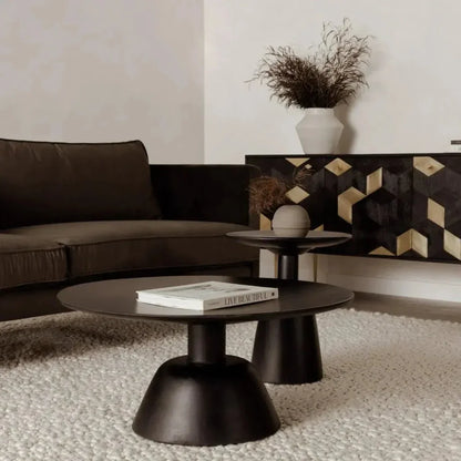 Nels Solid Wood End Table for Living Room - LOOMLAN - Moe's Home - Side Tables