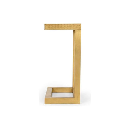 Nemeth Cigar Mirrored Top Side Table - LOOMLAN - Chelsea House - Side Tables