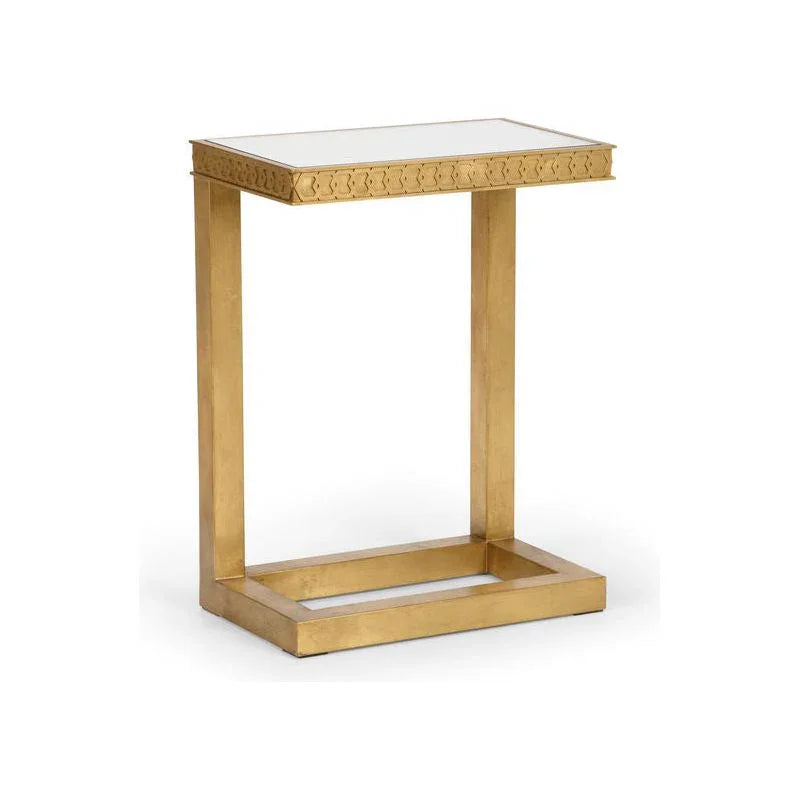 Nemeth Cigar Mirrored Top Side Table - LOOMLAN - Chelsea House - Side Tables