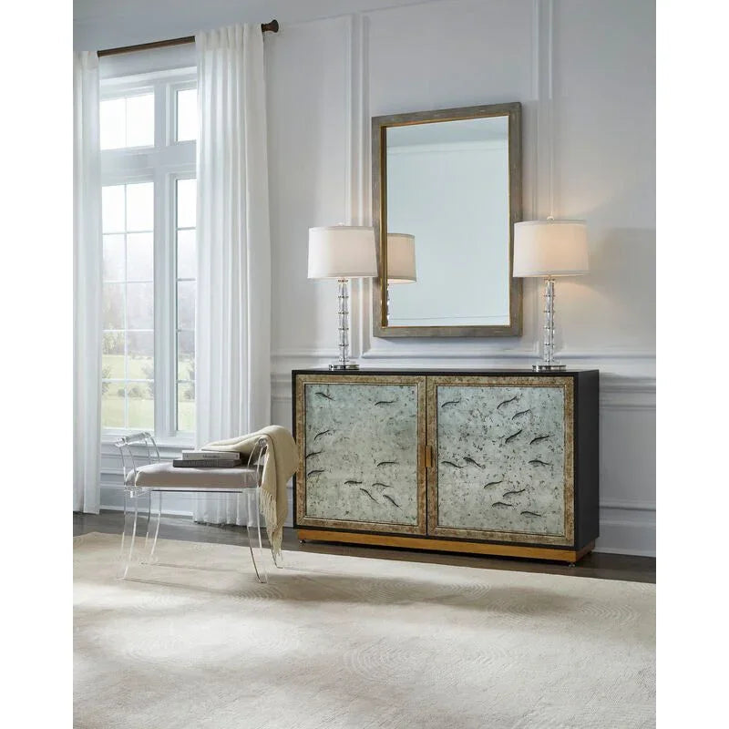 Neoclassic Acrylic Frame Bedroom Bench - LOOMLAN - Chelsea House - Bedroom Benches