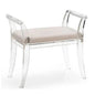 Neoclassic Acrylic Frame Bedroom Bench - LOOMLAN - Chelsea House - Bedroom Benches