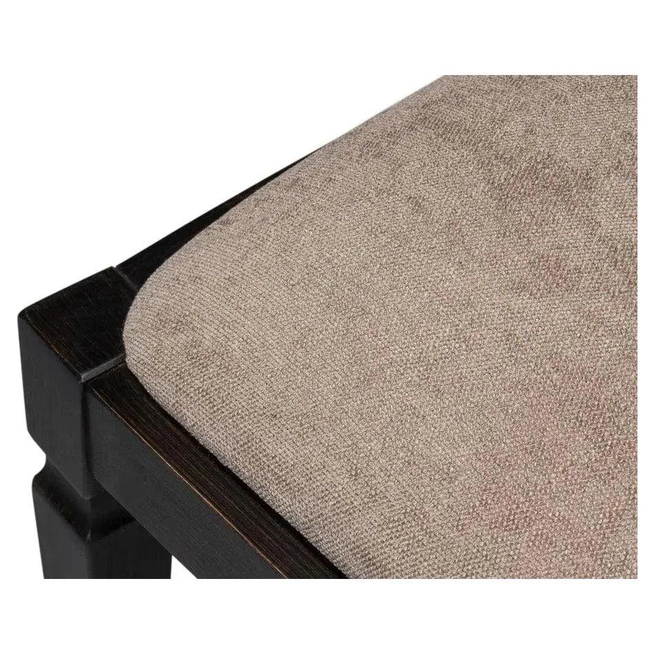 Diamond Dining Chairs Set of 2 Nero Mushroom - LOOMLAN - Sarreid - Dining Chairs