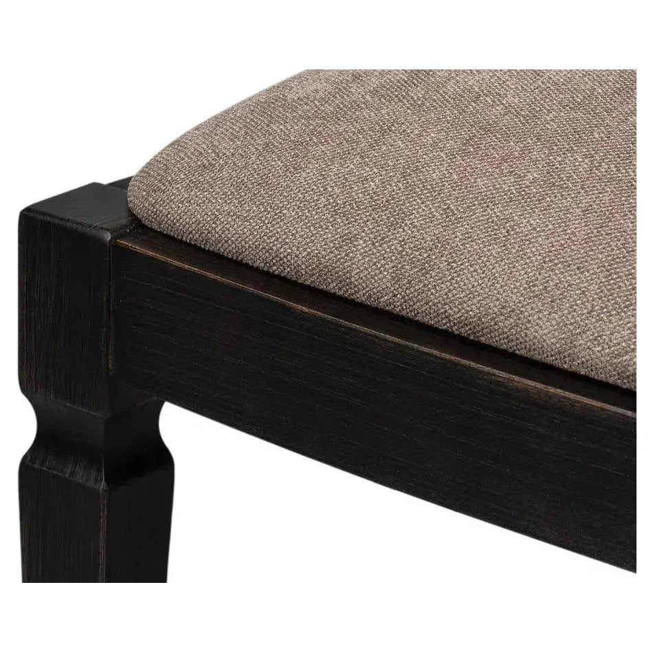 Diamond Dining Chairs Set of 2 Nero Mushroom - LOOMLAN - Sarreid - Dining Chairs