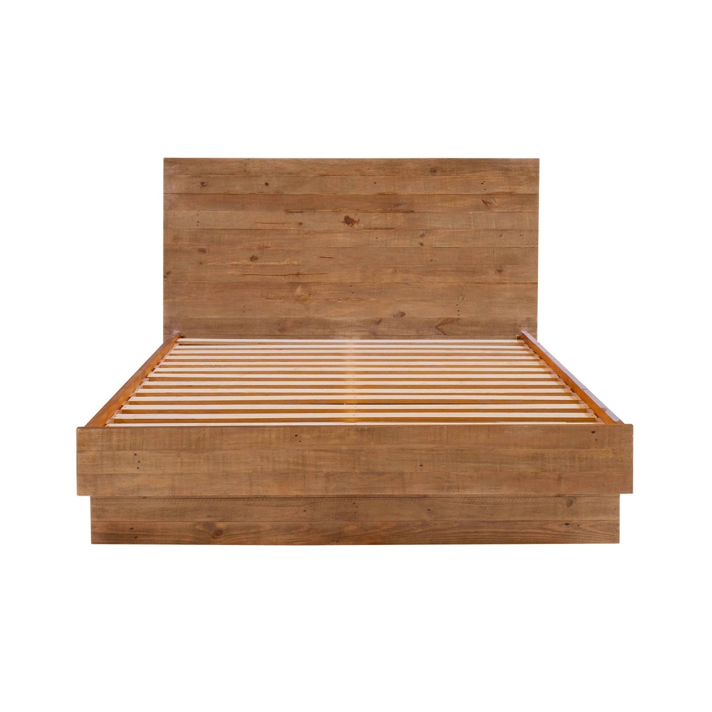 Nevada Wooden Brown Modern Bed