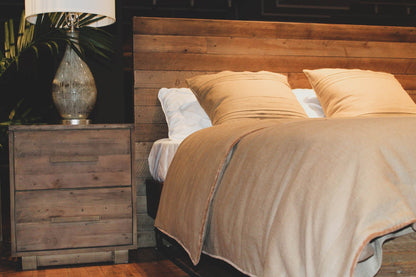 Nevada Wooden Brown Modern Bed