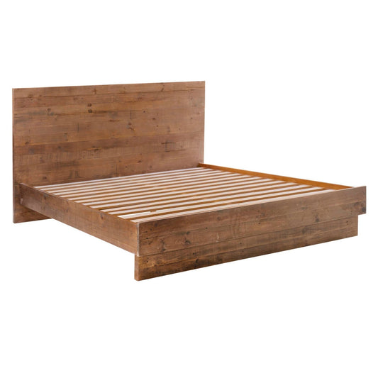 Nevada Wooden Brown Modern Bed