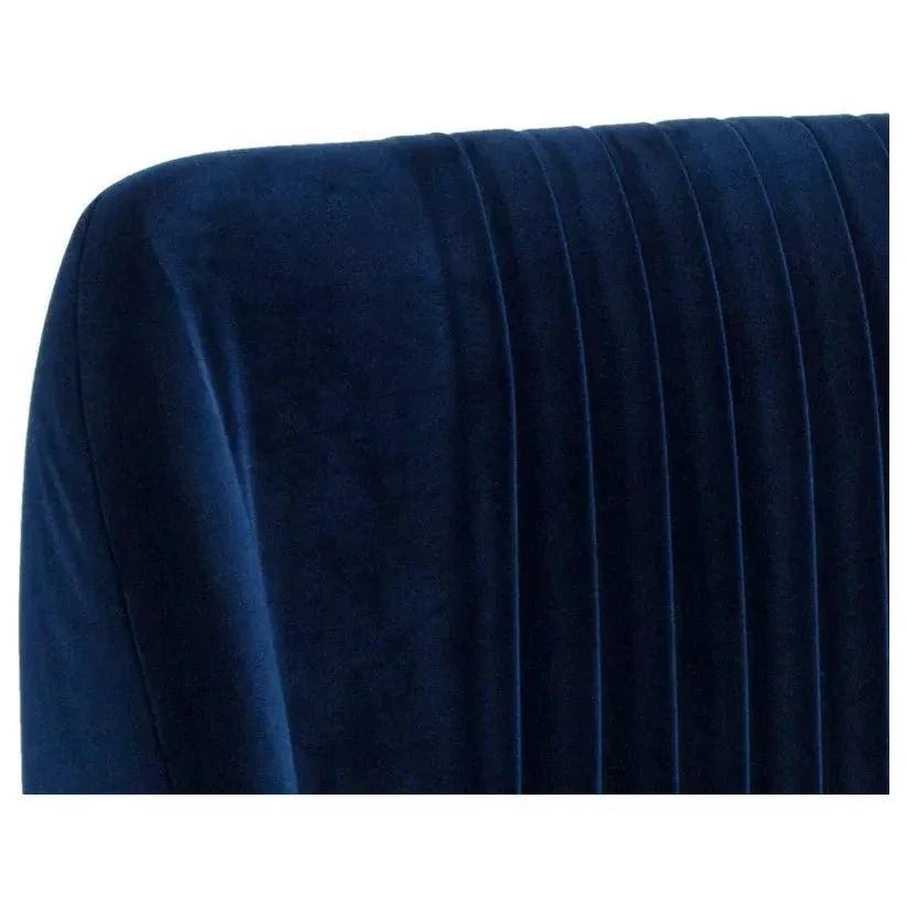 Nevin Velvet Barstool - LOOMLAN - SUNPAN - Bar Stools