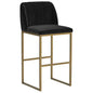 Nevin Velvet Barstool - LOOMLAN - SUNPAN - Bar Stools