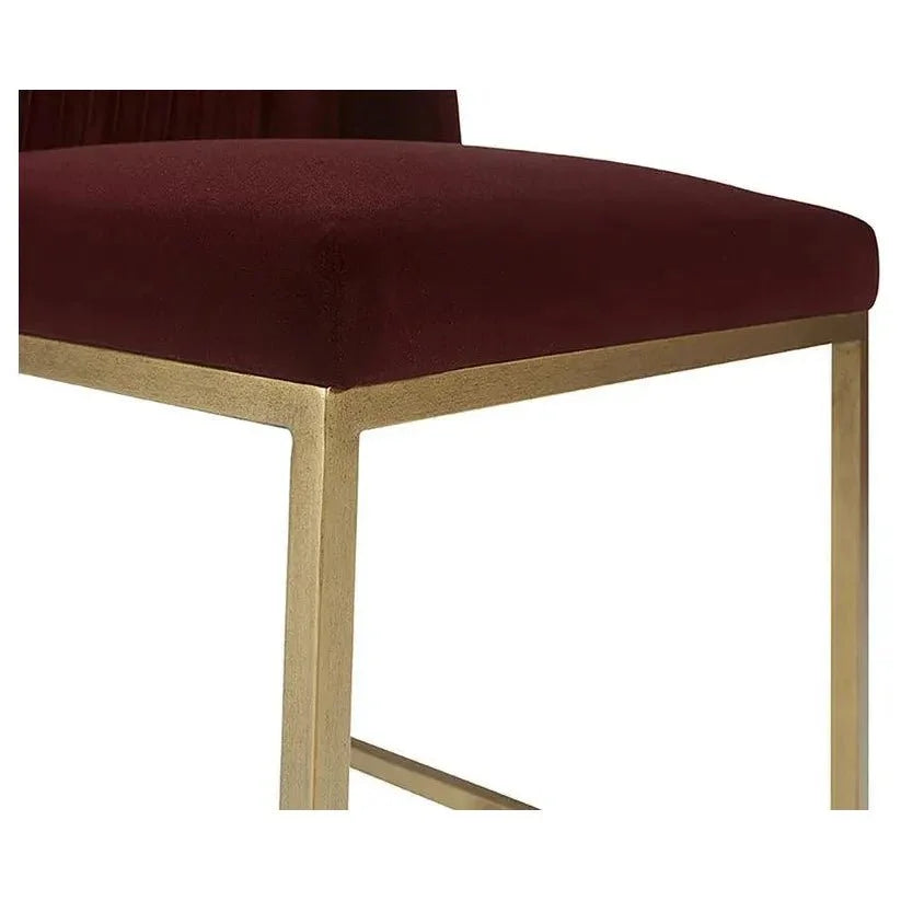 Nevin Fabric Armless Dining Chair 2PC - LOOMLAN - SUNPAN - Dining Chairs