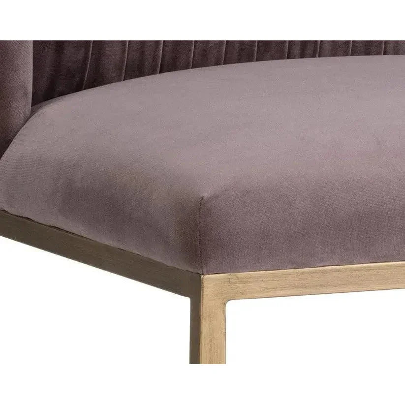 Nevin Fabric Armless Dining Chair 2PC - LOOMLAN - SUNPAN - Dining Chairs