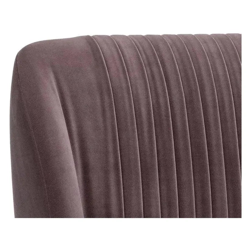 Nevin Fabric Armless Dining Chair 2PC - LOOMLAN - SUNPAN - Dining Chairs