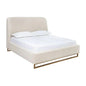 Nevin Velvet Modern Platform Bed - LOOMLAN - SUNPAN - Beds