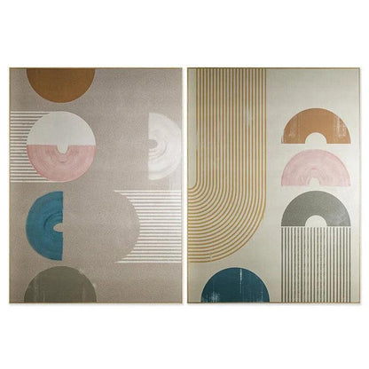 New Beginnings Luxe Art Set Natural Floater-Framed Wall Art-SUNPAN-LOOMLAN