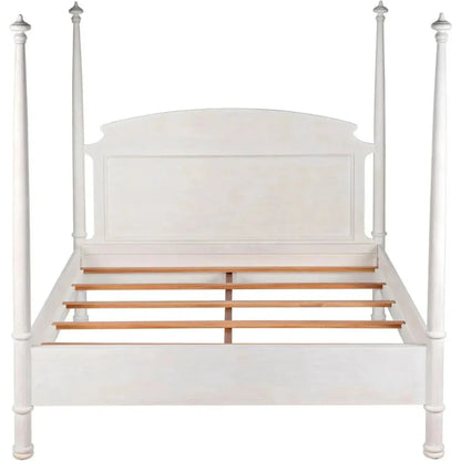 New Douglas Wood White Washed Bed Frame - LOOMLAN - Noir - Beds