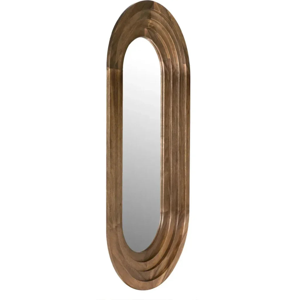 New Fuss Wood Vertical Mirror - LOOMLAN - Noir - Wall Mirrors
