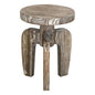 New Shizue Wooden Round Side Table - LOOMLAN - Noir - Side Tables