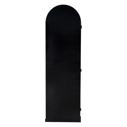 New Tyrol Matte Black Finished Steel Hutch - LOOMLAN - Noir - Etageres