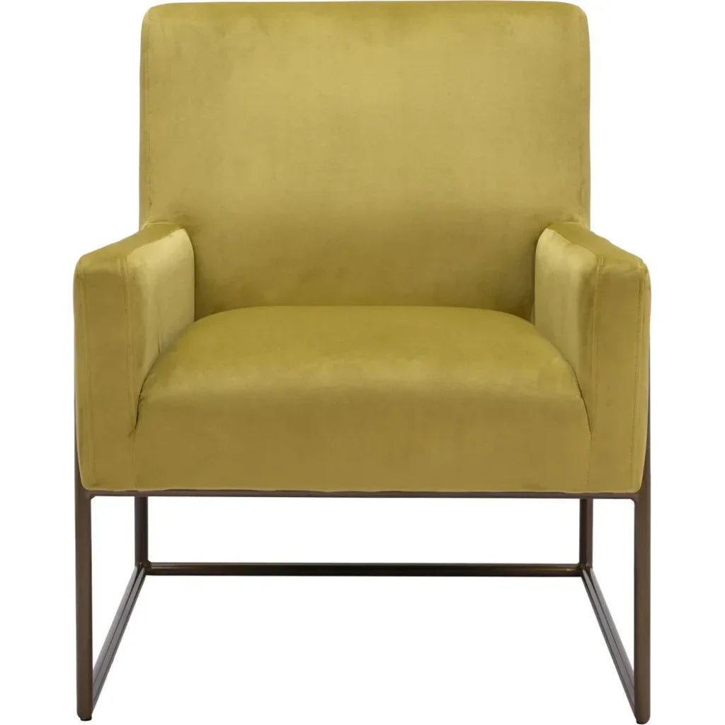 New York Accent Chair Olive Green - LOOMLAN - Zuo Modern - Accent Chairs