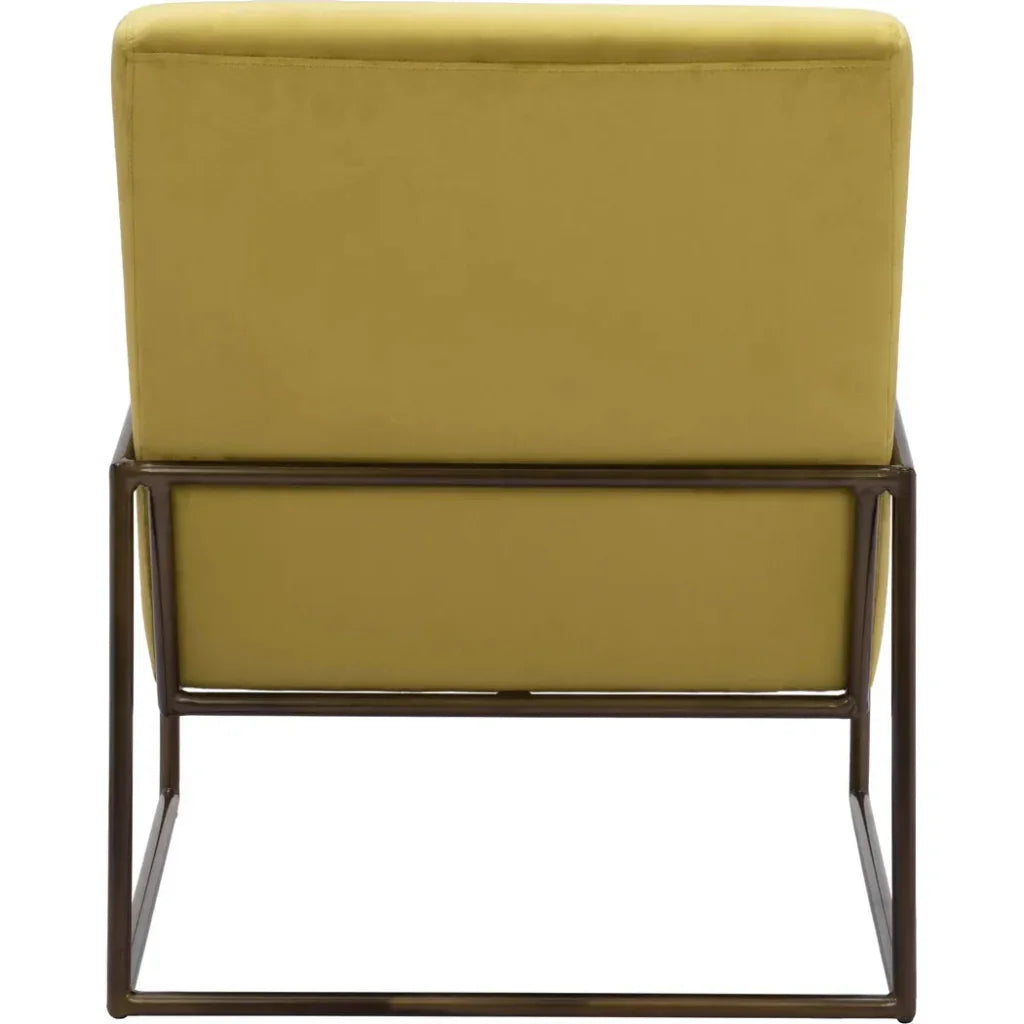 New York Accent Chair Olive Green - LOOMLAN - Zuo Modern - Accent Chairs
