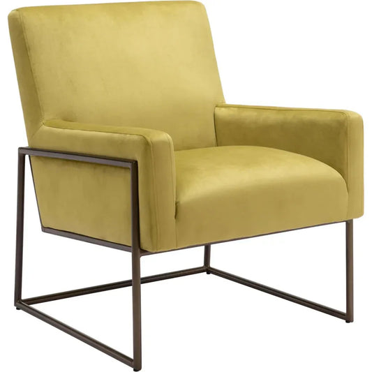 New York Accent Chair Olive Green - LOOMLAN - Zuo Modern - Accent Chairs