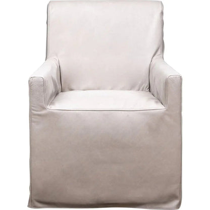 Newman Top Grain Leather Chair - LOOMLAN - Olivia + Quinn - Club Chairs