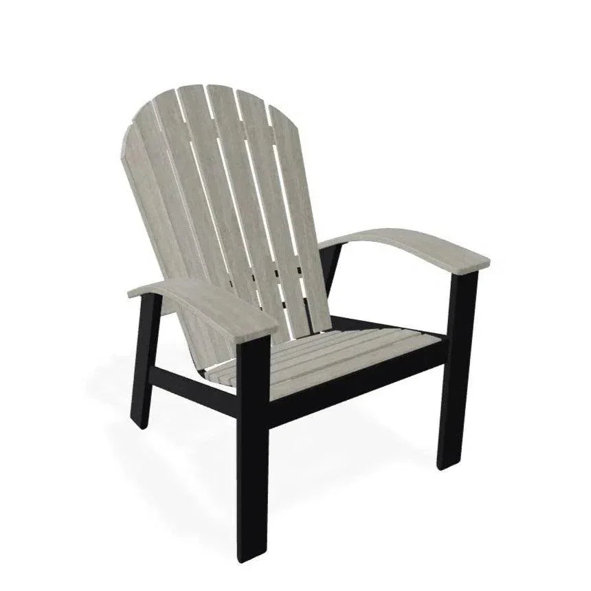 Newport Aluminum Framed Adirondack Chair-Outdoor Accent Chairs-Telescope-LOOMLAN