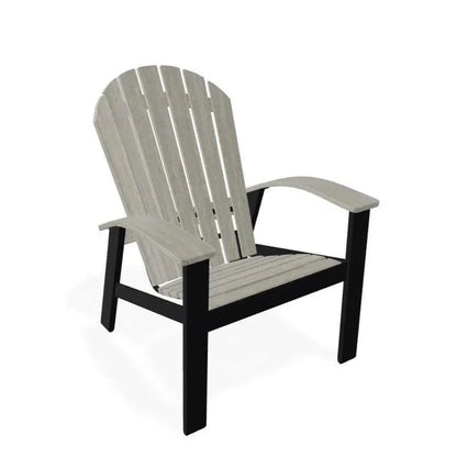 Newport Aluminum Framed Adirondack Chair-Outdoor Accent Chairs-Telescope-LOOMLAN