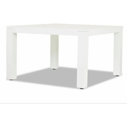 Newport Aluminum Square Outdoor Dining Table-Outdoor Dining Tables-Sunset West-LOOMLAN