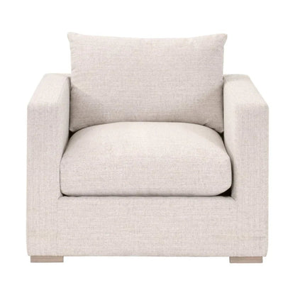 Newport Cream Outdoor Track Arm Sofa Chair-Outdoor Accent Chairs-Essentials For Living-LOOMLAN