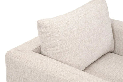 Newport Cream Outdoor Track Arm Sofa Chair-Outdoor Accent Chairs-Essentials For Living-LOOMLAN