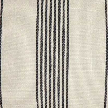 Newport Linen Stripes Nautical Tan Large Throw Pillow - LOOMLAN - D.V. Kap - Throw Pillows