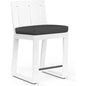 Newport Sunbrella Outdoor Barstool-Outdoor Bar Stools-Sunset West-Spectrum Carbon-LOOMLAN
