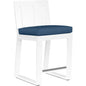 Newport Sunbrella Outdoor Barstool-Outdoor Bar Stools-Sunset West-Spectrum Indigo-LOOMLAN
