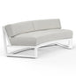 Newport Sunbrella Outdoor Curved Sofa - LOOMLAN - Sunset West - Outdoor Sofas & Loveseats