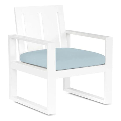 Newport Sunbrella Outdoor Dining Armchair 2PC-Outdoor Dining Chairs-Sunset West-Canvas Skyline-LOOMLAN