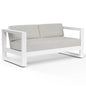 Newport Sunbrella Outdoor Loveseat - LOOMLAN - Sunset West - Outdoor Sofas & Loveseats