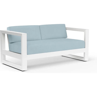 Newport Sunbrella Outdoor Loveseat - LOOMLAN - Sunset West - Outdoor Sofas & Loveseats